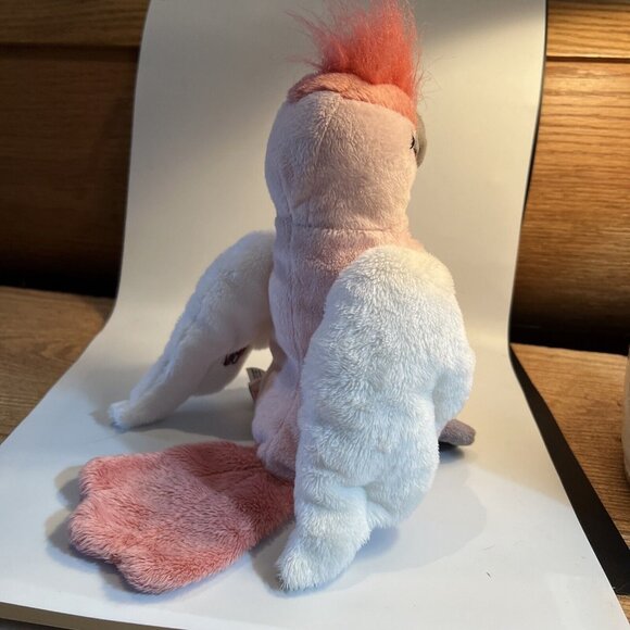 Ganz PINK 8” Plush Cockatoo  Bird Webkinz No Code Cute Clean & Sanitized Sweet - Picture 5 of 11